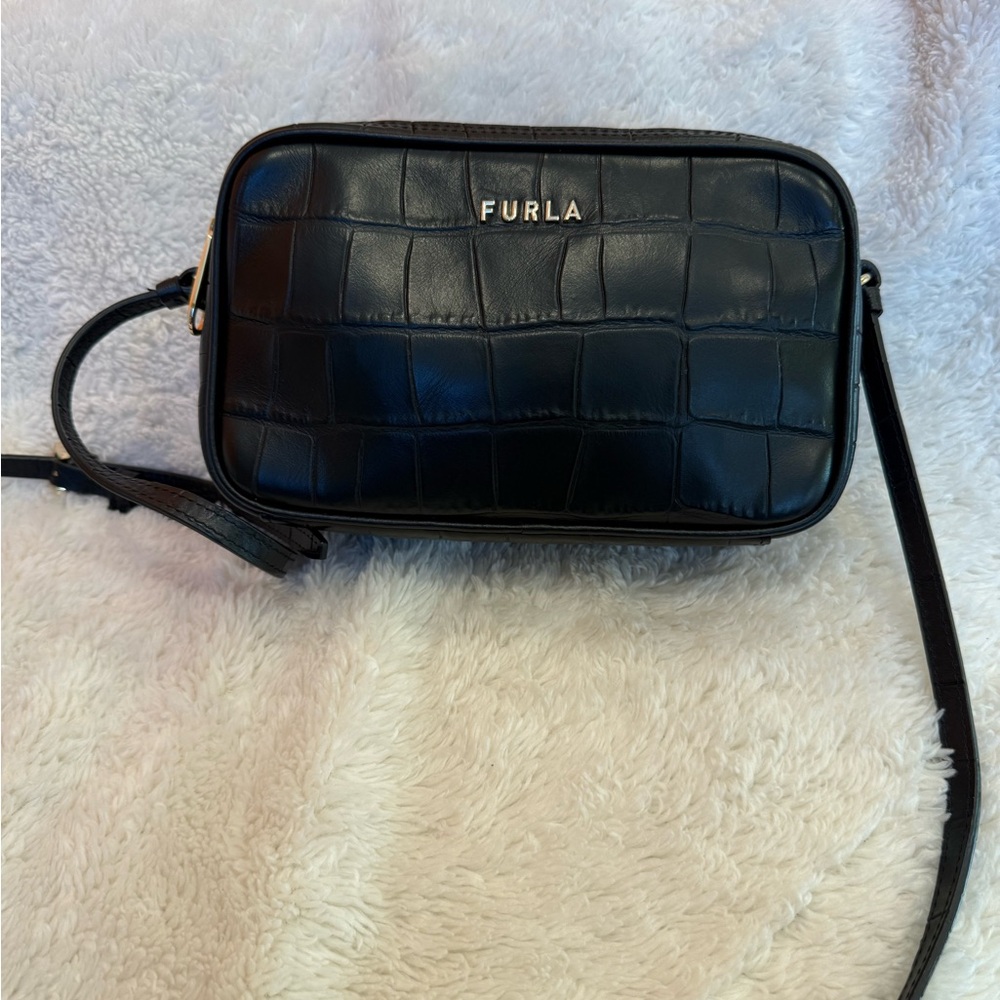 Furla Double Zipper Crossbody Bag - Picture 2 of 7